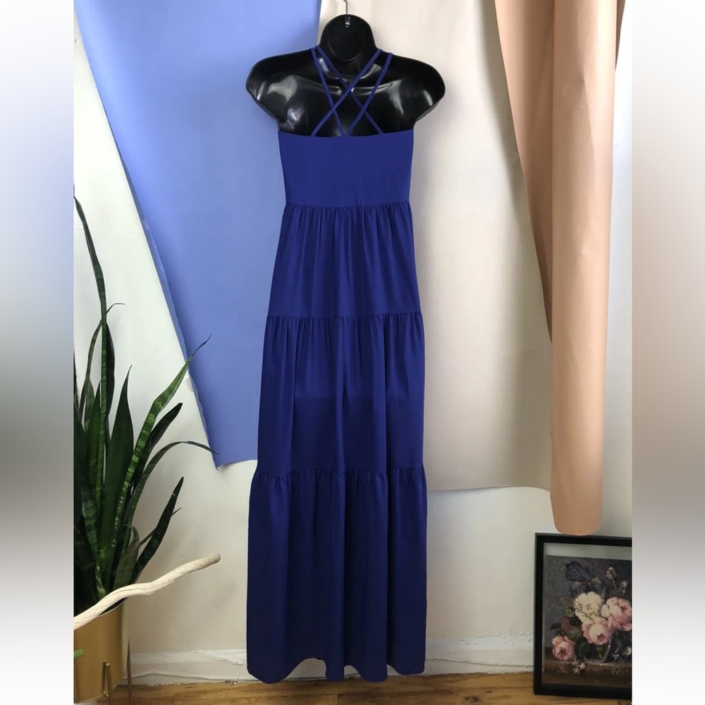 Women’s Ann Taylor Loft Tiered Maxi Crossback Dress - Size 0
